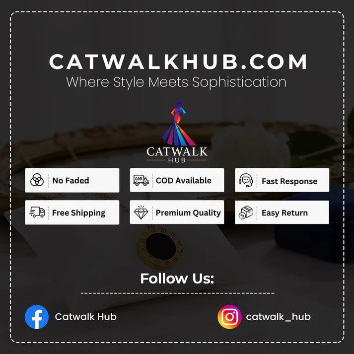 قلادة بدلاية هندسية نحتية من Catwalk Hub – صورة المنتج 9