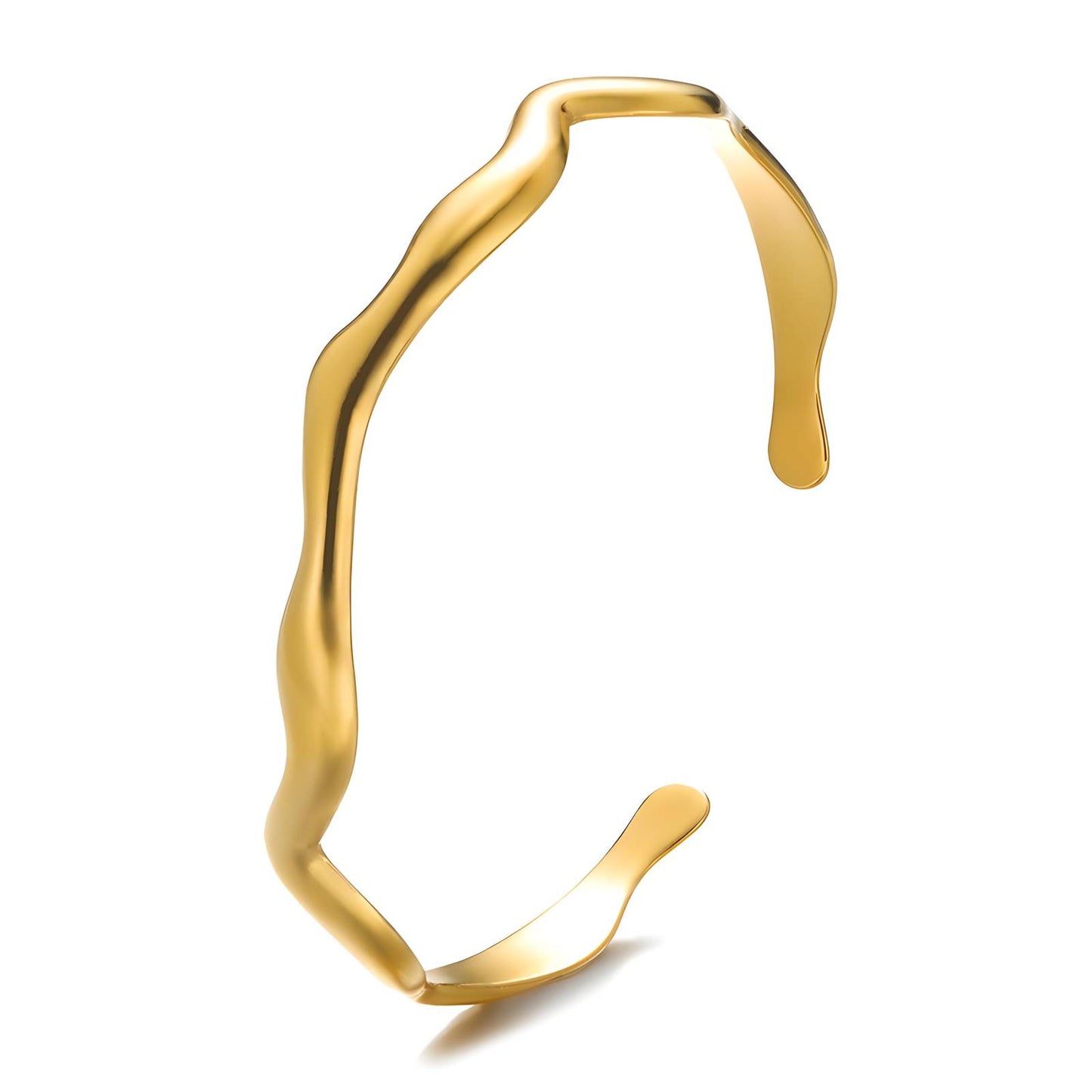 “Leaves” Bracelet – 18K Gold Elegance