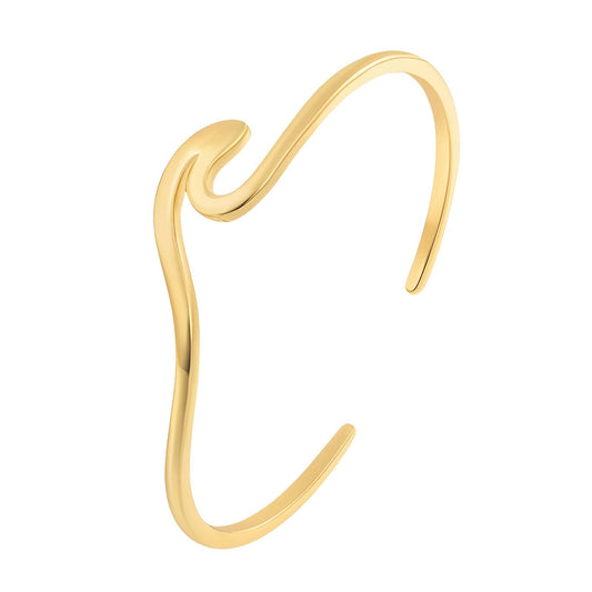 "Patterned" Bracelet – 18K Gold Charm