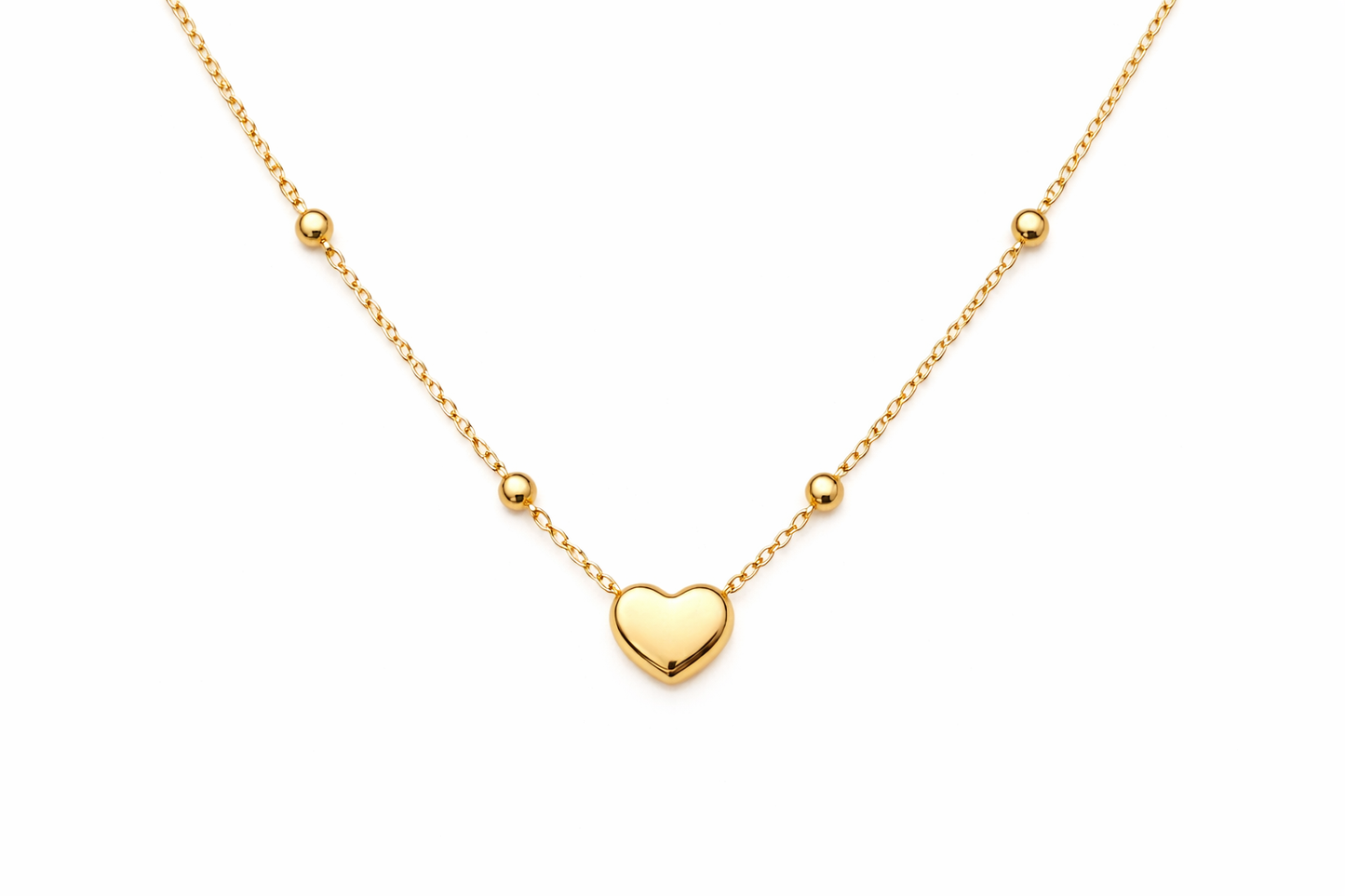 "Heart Themed Pendant" Necklace- 18K Premium Gold Plated