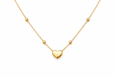 "Heart Themed Pendant" Necklace- 18K Premium Gold Plated
