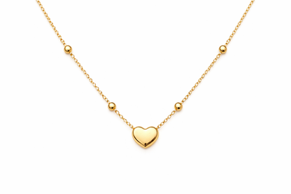 "Heart Themed Pendant" Necklace- 18K Premium Gold Plated