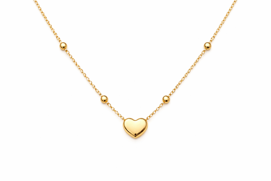 "Heart Themed Pendant" Necklace- 18K Premium Gold Plated