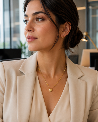 Delicate Heart Pendant Necklace by Catwalk Hub – product image 3