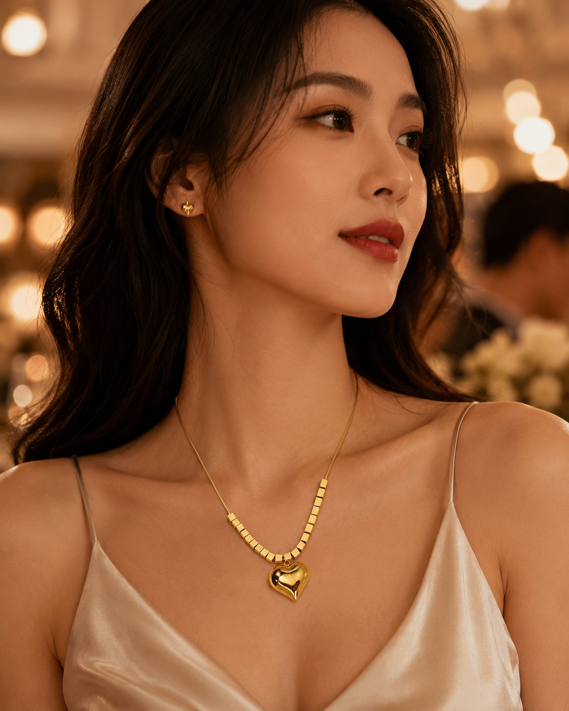 Romantic Heart Pendant Necklace by Catwalk Hub – product image 6