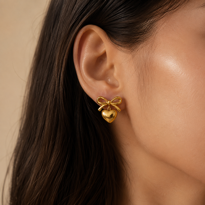 Delicate Heart Earrings