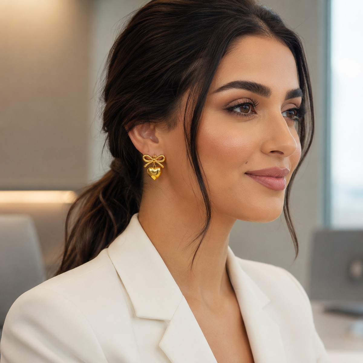 Delicate Heart Earrings