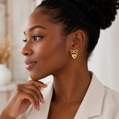 Delicate Heart Earrings