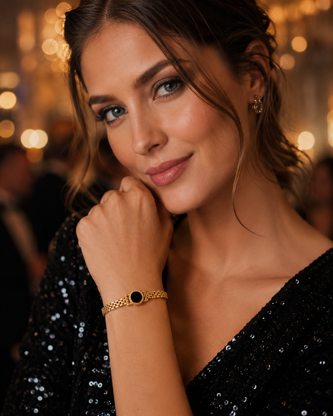 Black Crystal Bracelet
