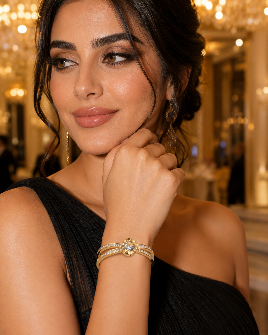 سوار كريستال بالأرقام الرومانية
