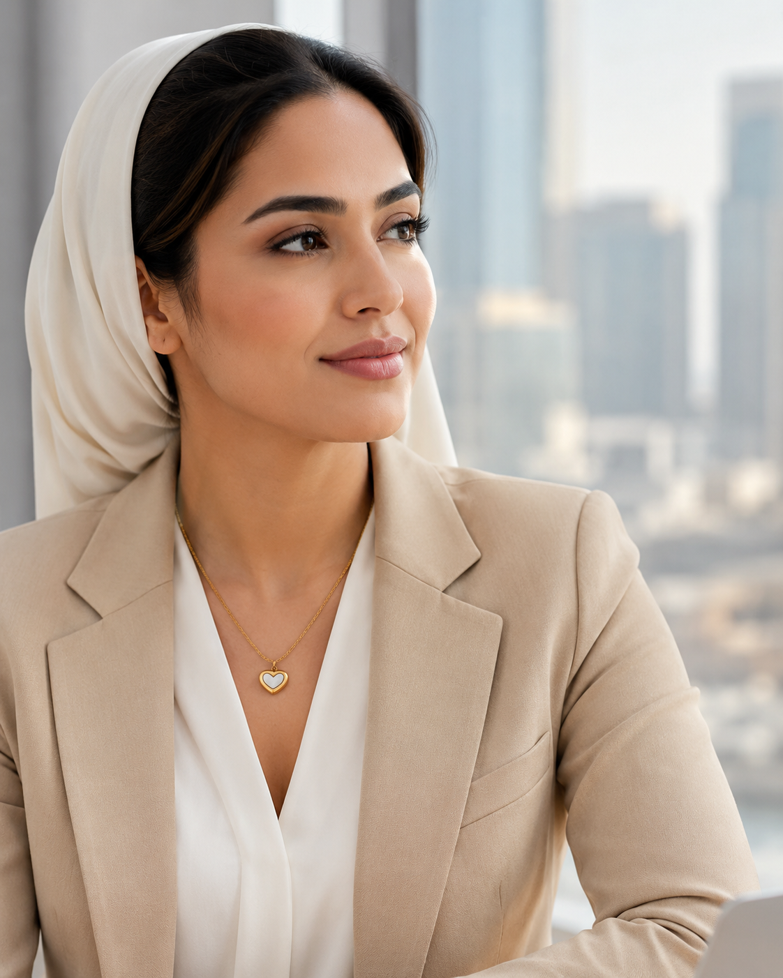 قلادة بدلاية قلب أنيقة من Catwalk Hub – صورة المنتج 5