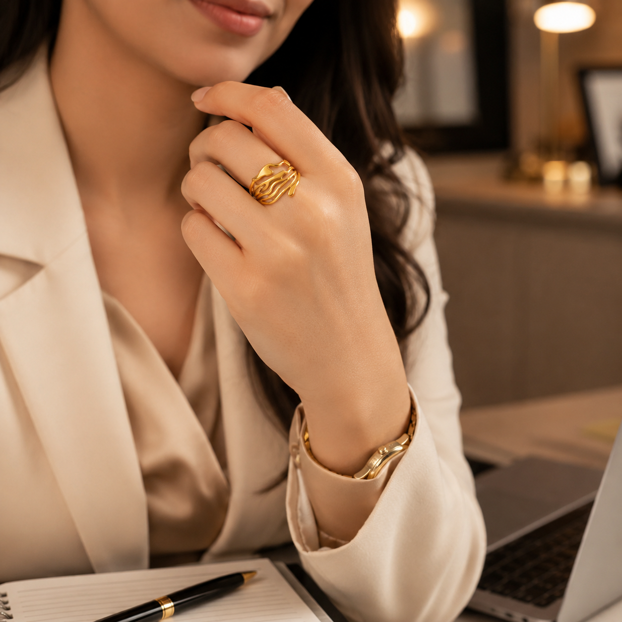 Slim Stackable Band Ring