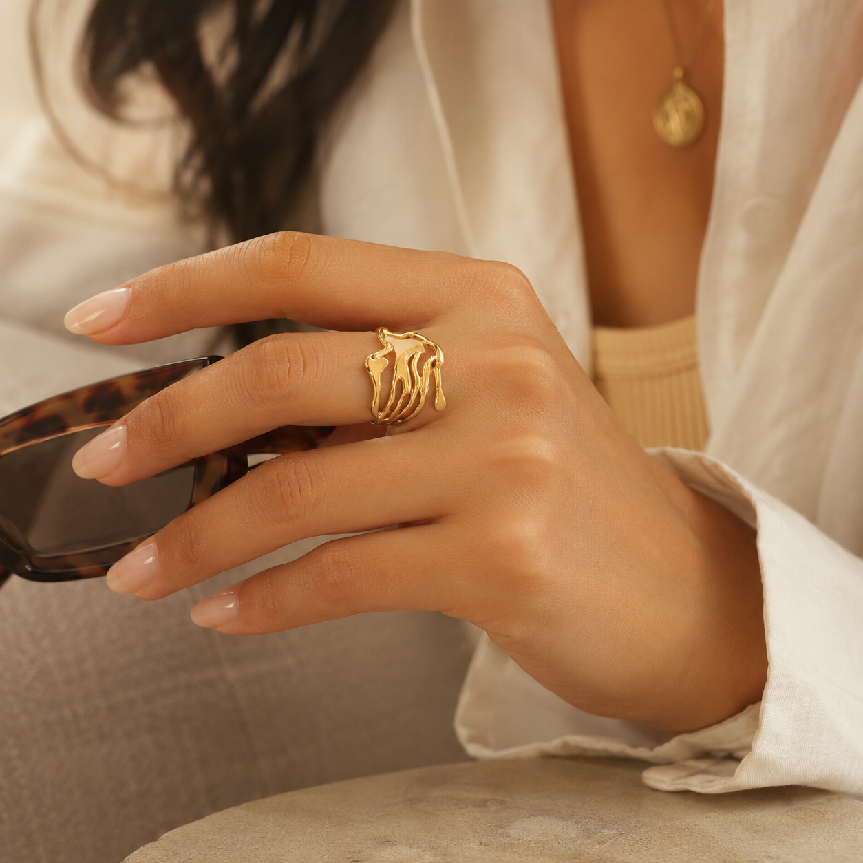 Slim Stackable Band Ring