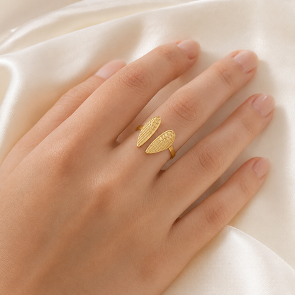 Wings of Hope Adjustable Ring