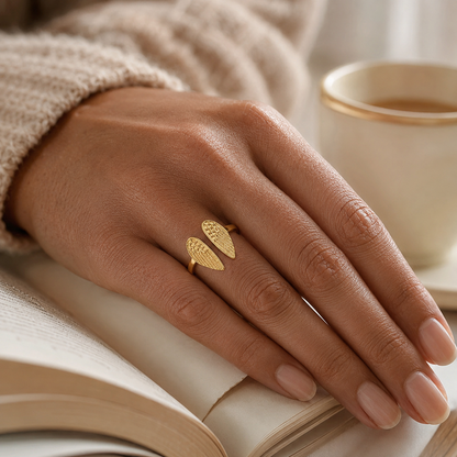 Wings of Hope Adjustable Ring
