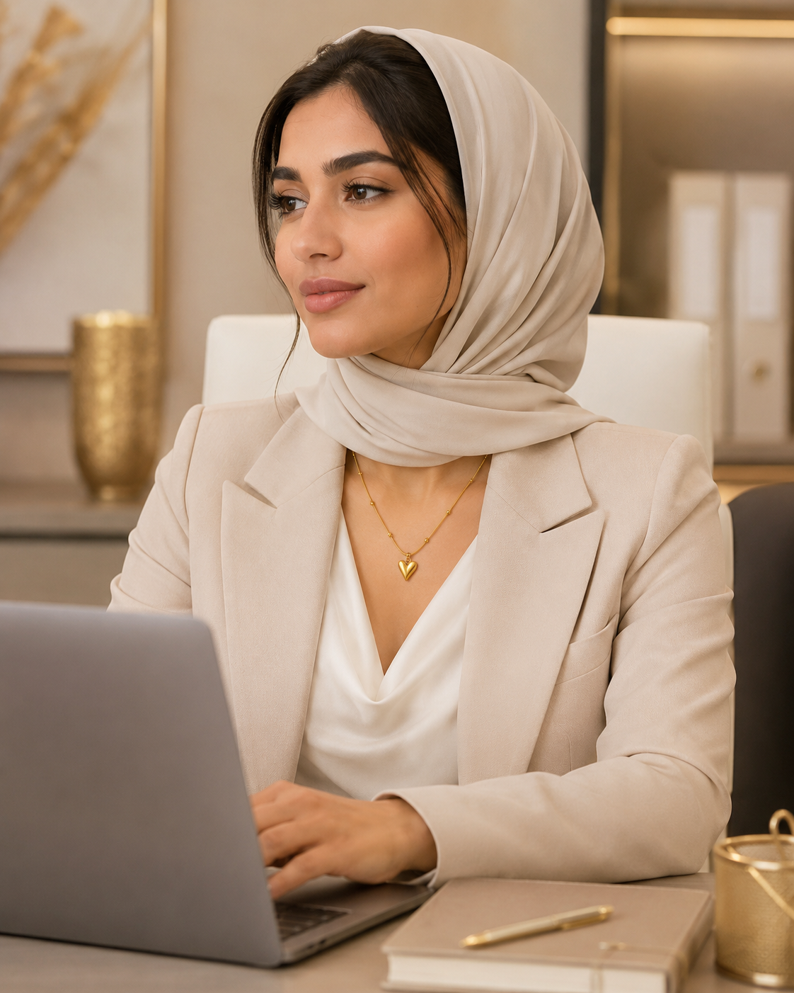 قلادة بدلاية قلب خالدة من Catwalk Hub – صورة المنتج 4