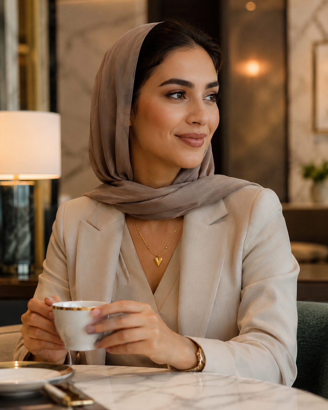 قلادة بدلاية قلب خالدة من Catwalk Hub – صورة المنتج 7