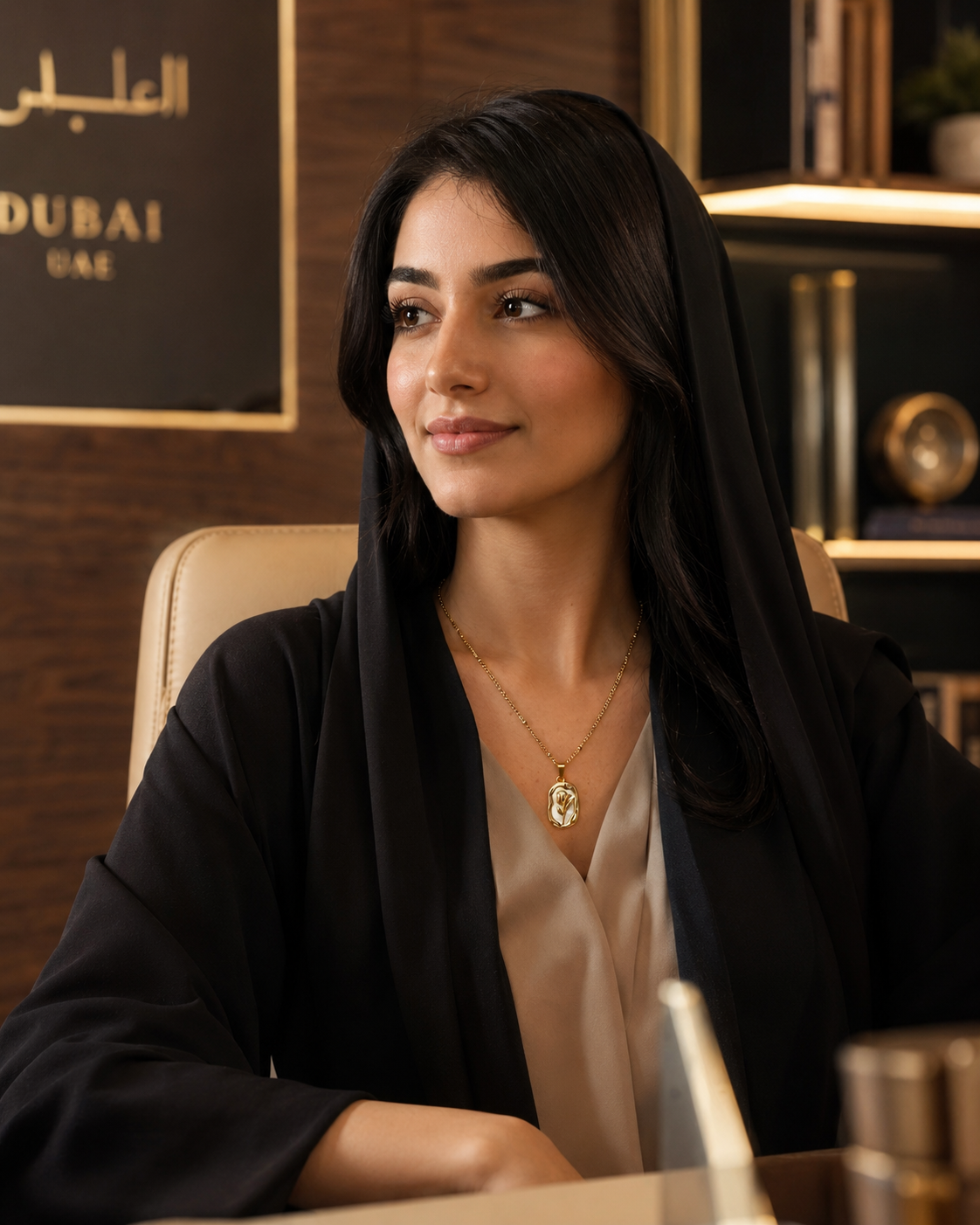 قلادة بدلاية وردة رقيقة من Catwalk Hub – صورة المنتج 4