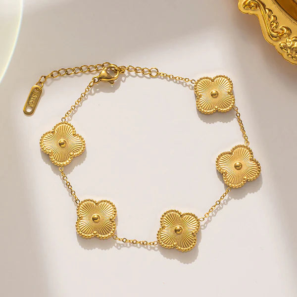 "Clover" Bracelet- 18K Premium Gold Plated