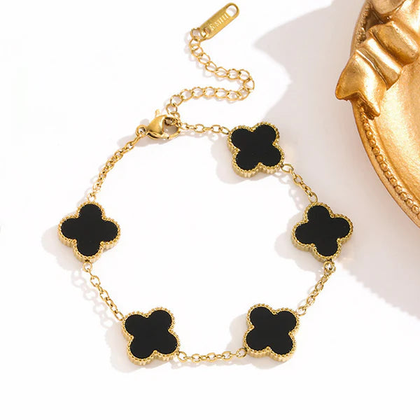 "Clover" Bracelet- 18K Premium Gold Plated
