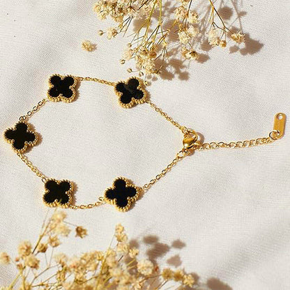 "Clover" Bracelet- 18K Premium Gold Plated