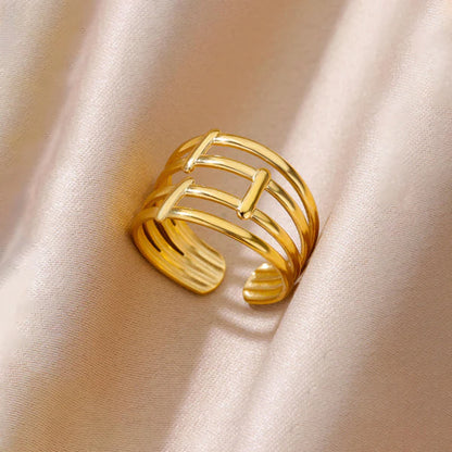 "Finger Ring" Ring- 18K Premium Gold Plated