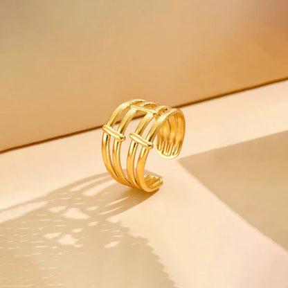 "Finger Ring" Ring- 18K Premium Gold Plated
