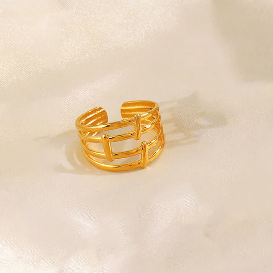 "Finger Ring" – 18K Premium Gold Plated