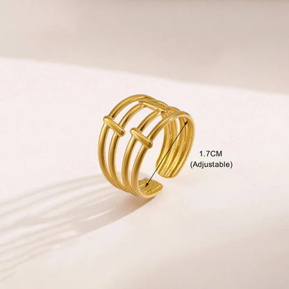 "Finger Ring" Ring- 18K Premium Gold Plated