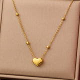 "Heart Themed Pendant" Necklace- 18K Premium Gold Plated