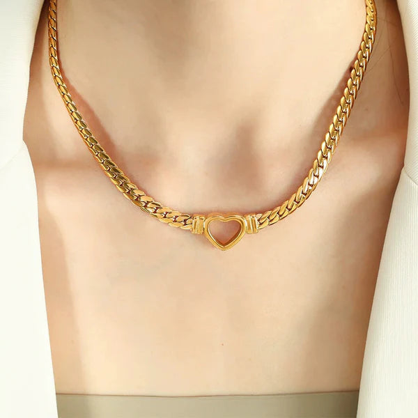 "Heart Themed" Necklace – 18K Premium Gold Plated