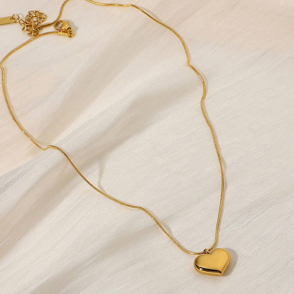 "Heart Themed Pendant" Necklace- 18K Premium Gold Plated