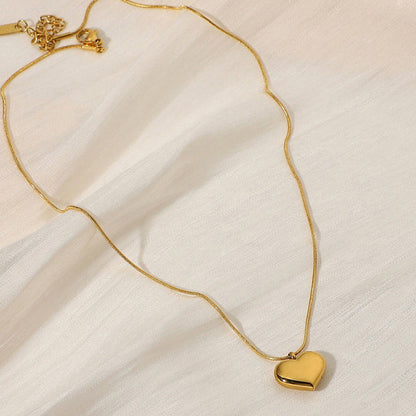 "Heart Themed Pendant" Necklace- 18K Premium Gold Plated