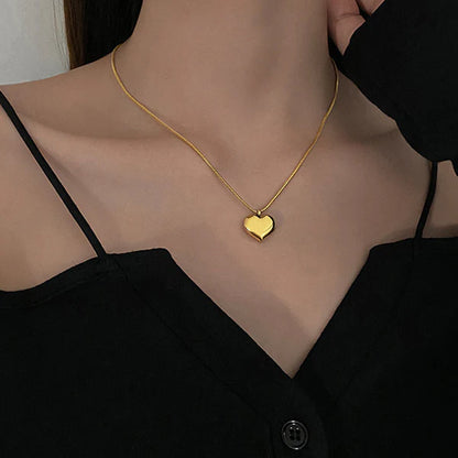 "Heart Themed Pendant" Necklace- 18K Premium Gold Plated