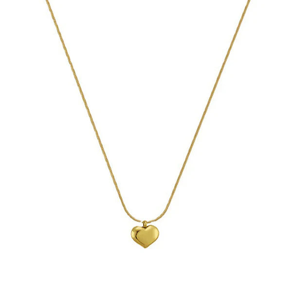 "Heart Themed Pendant" Necklace- 18K Premium Gold Plated