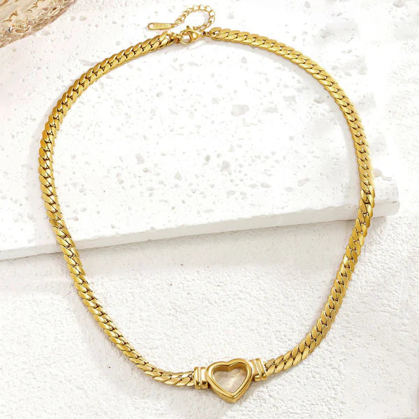 "Heart Themed" Necklace – 18K Premium Gold Plated