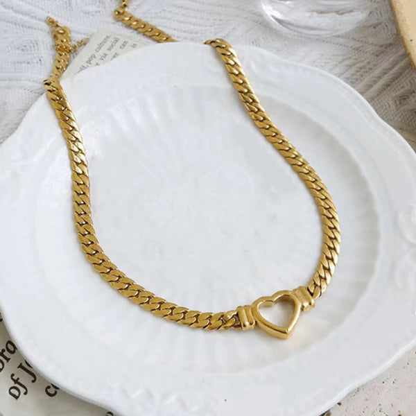 "Heart Themed" Necklace – 18K Premium Gold Plated