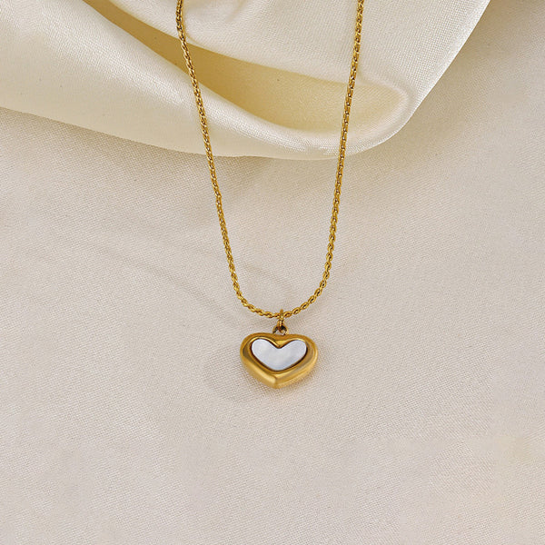 "Heart Themed Pendant" Necklace- 18K Premium Gold Plated