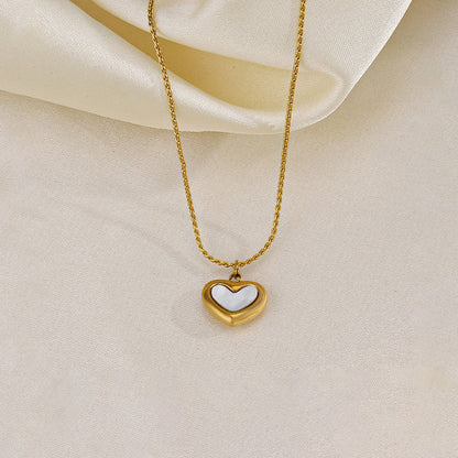"Heart Themed Pendant" Necklace- 18K Premium Gold Plated