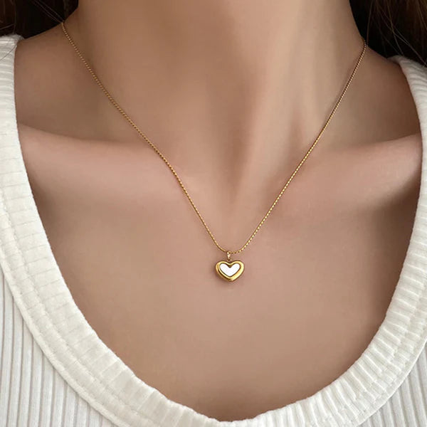 "Heart Themed Pendant" Necklace- 18K Premium Gold Plated