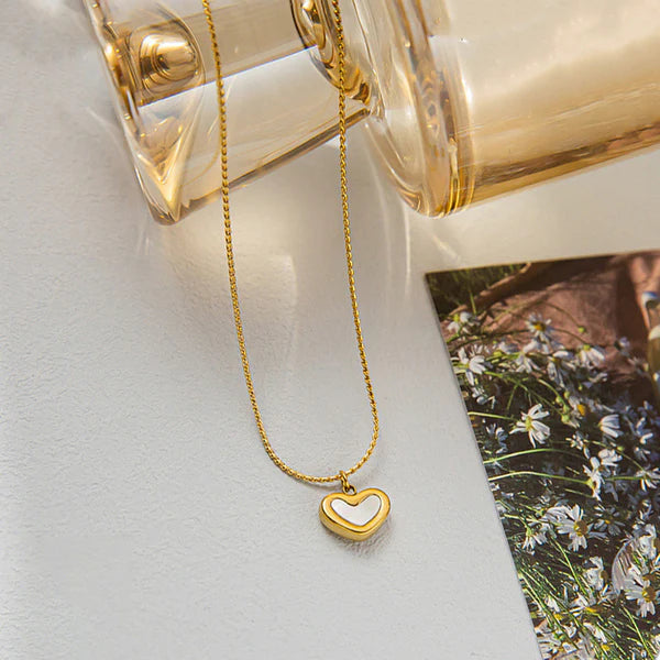 "Heart Themed Pendant" Necklace- 18K Premium Gold Plated