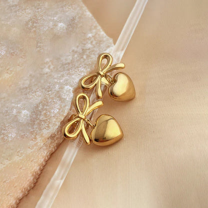 "Heart Themed" Earrings- 18K Premium Gold Plated