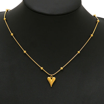 "Heart themed Pendant" Necklace- 18K Premium Gold Plated