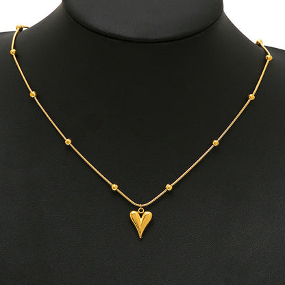 "Heart themed Pendant" Necklace- 18K Premium Gold Plated
