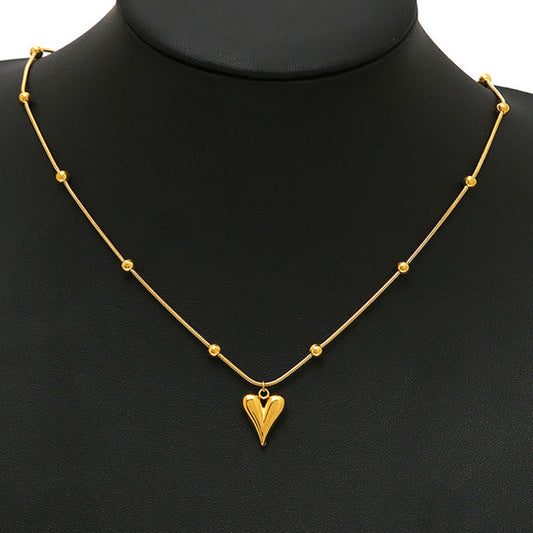 "Heart themed Pendant" Necklace- 18K Premium Gold Plated