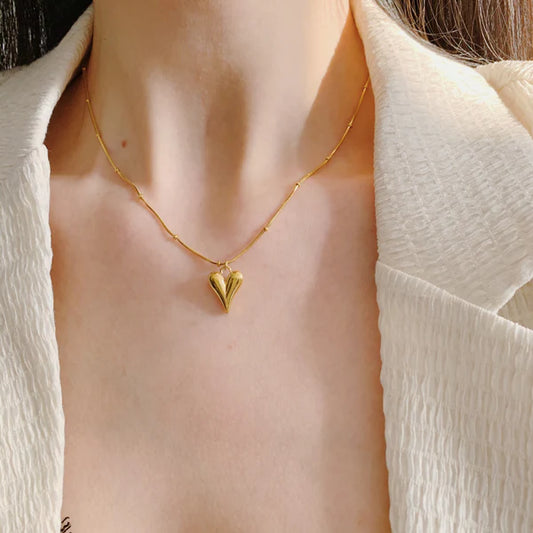 "Heart Themed" Jewellery Set – 18K Premium Gold Plated