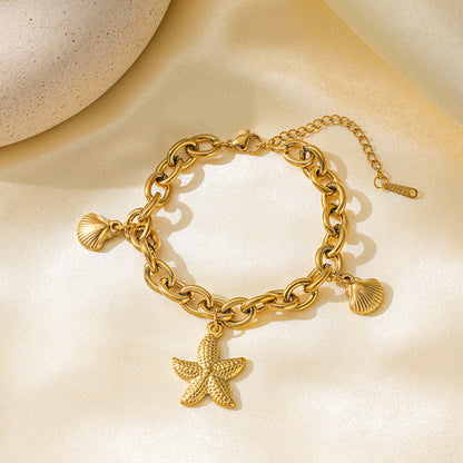 "Star themed Wraparound" Bracelet- 18K Premium Gold Plated