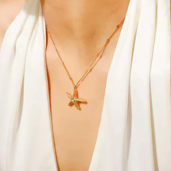 "Star Themed" Necklace- 18K Premium Gold Plated