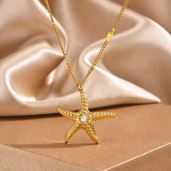 "Star Themed" Necklace- 18K Premium Gold Plated