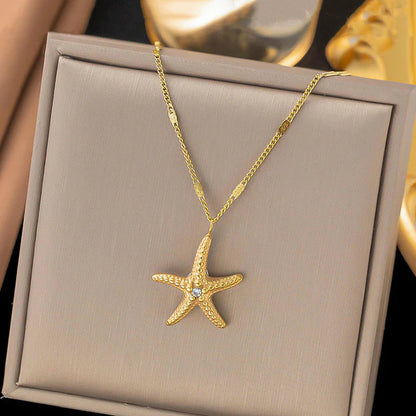 "Star Themed" Necklace- 18K Premium Gold Plated